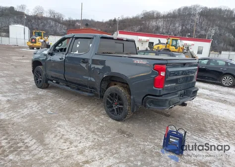 2021 Chevrolet Silverado 1500 4Wd Short Bed Lt Trail Boss z USA, uszkodzony, nr VIN 1GCPYFEDXMZ281800